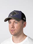 Бейсболка VON DUTCH арт. VD/1/PCB/WILD/10  (синий / оливковый)